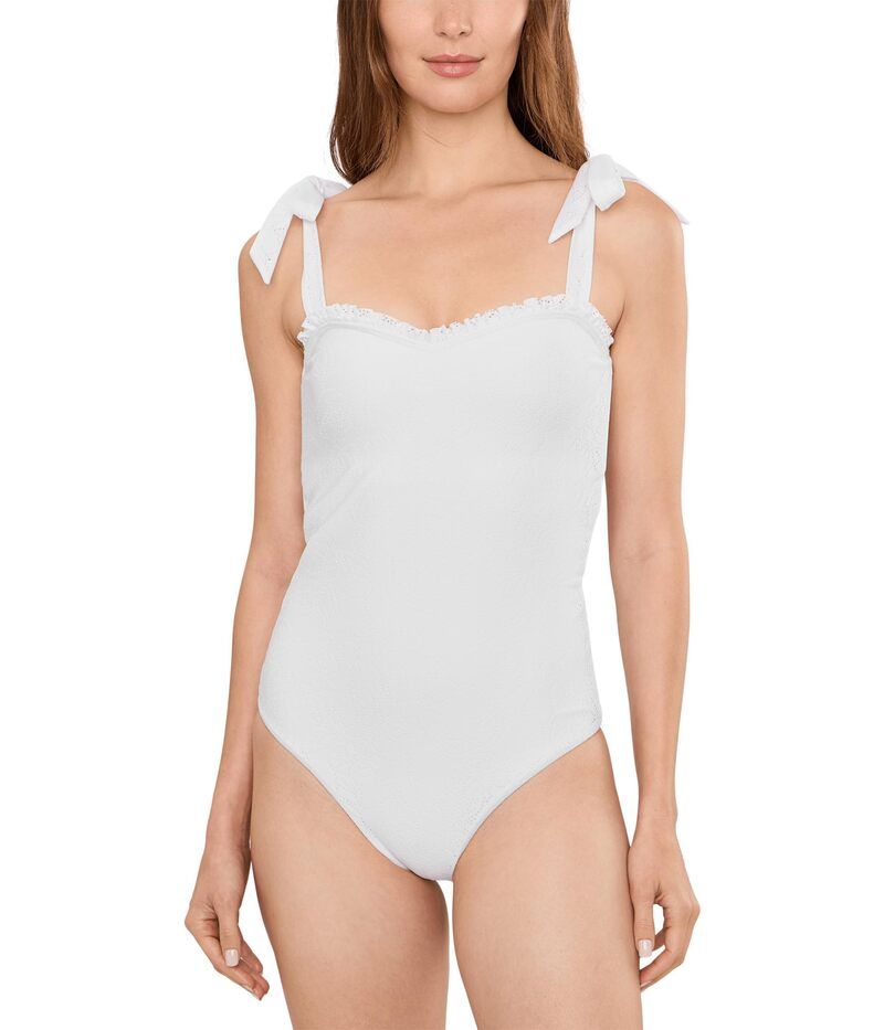 ビーチライオット レディース 水着 上下セット Beach Riot Priya One Piece White ホワイト