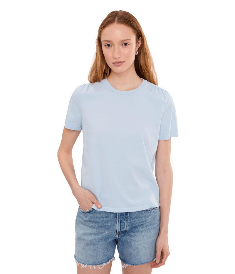マイケルスターズ レディース トップス シャツ Michael Stars Jacee Shirred Shoulder Tee Splash