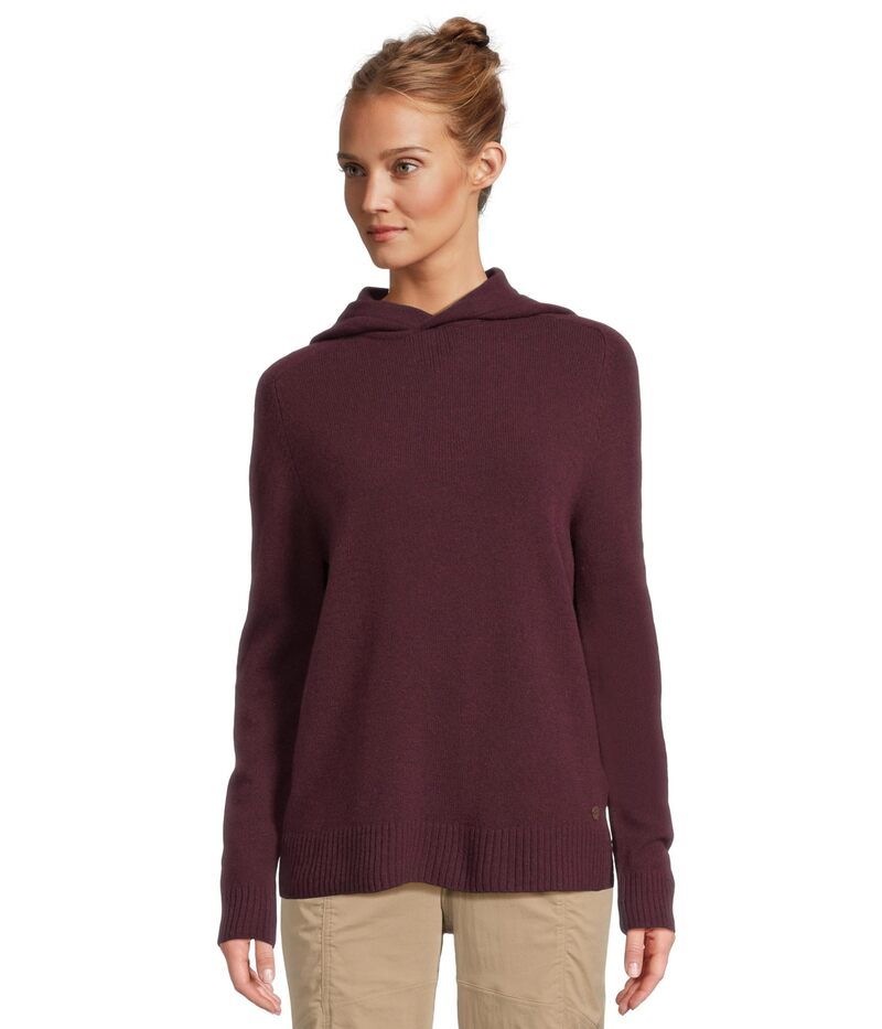 ロイヤルロビンズ レディース アウター ニット・セーター ウール パーカー Royal Robbins Rockcraft Wool Hoodie Loganberry Heather ヘザー