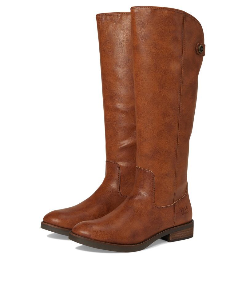 フライ レディース シューズ ブーツ・レインブーツ トール Frye And Co Kellie Button Tall Cognac