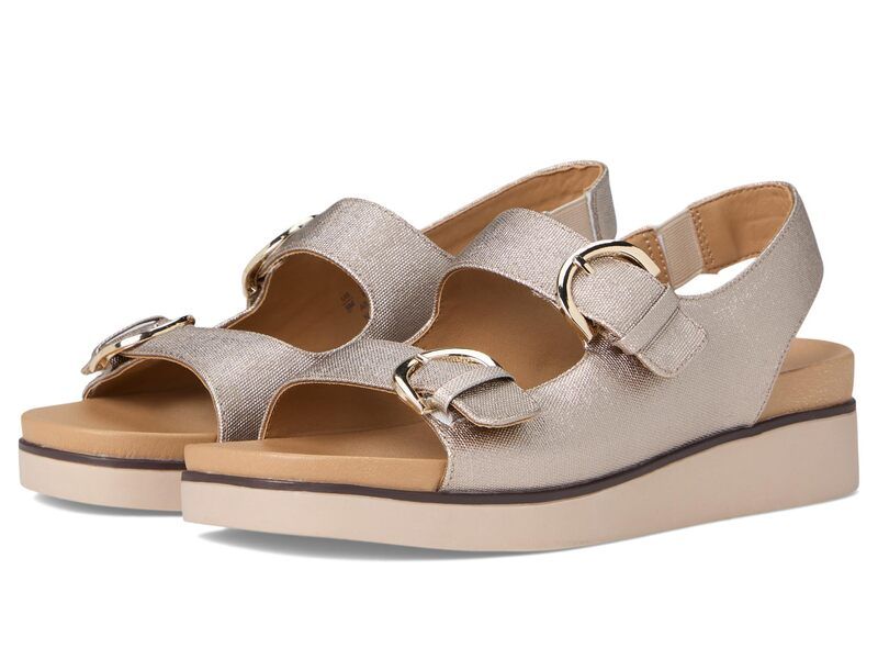 ライフストライド レディース シューズ サンダル Lifestride Goodie Bronze Faux Lea