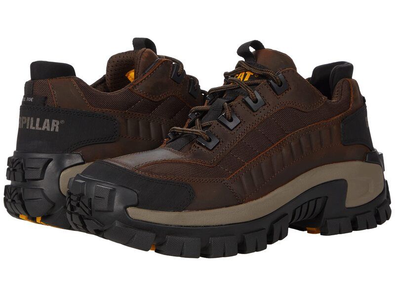 キャタピラー メンズ シューズ スニーカー Caterpillar Invader ST Dark Brown ブラウン