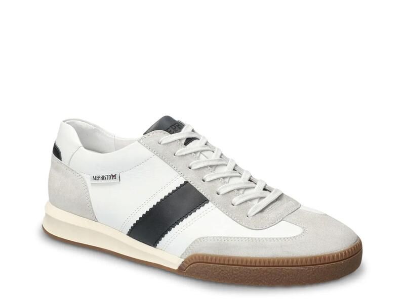 メフィスト メンズ シューズ スニーカー MephistoElyo Sneaker WhiteGreyBlack ホワイト 58,080円
