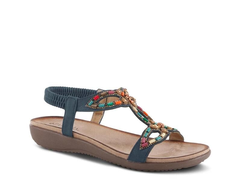 パトリシア レディース シューズ サンダル PatriziaVolcanic Wedge Sandal Navy ネイビー