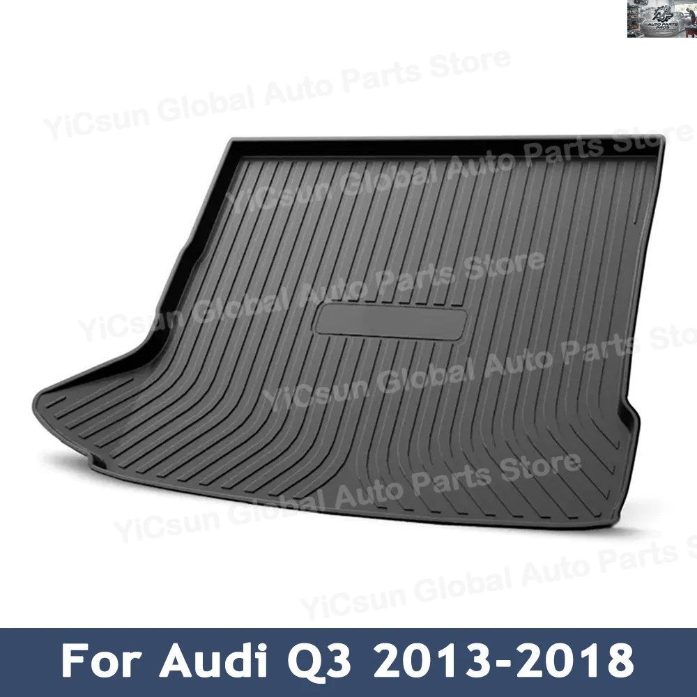 アウディ Q3 2013 - 18 スタイリング ブーツライナー トレイ 滑り止めマット リアトランク カーゴマット 1枚 カスタムパーツ