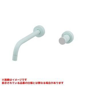 【新品・5営業日で発送】KAKUDAI カクダイ 壁付水栓(フロストミント)【722-010-MB】
