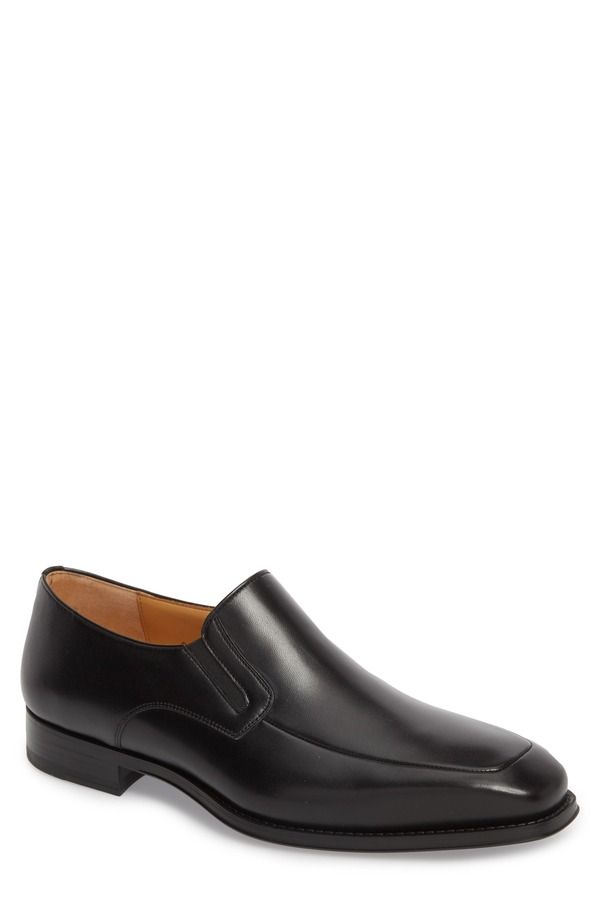 マグナーニ メンズ シューズ スリッポン・ローファー Magnanni Fabricio Apron Toe SlipOn Black ブラック