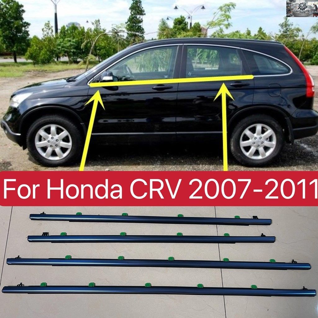 ホンダ CR-V 2007-2011 ウィンドウウェザーストリップ ラバー ドアモールディング トリムベルト アウターウィンドウ ガラスシールベルト カ