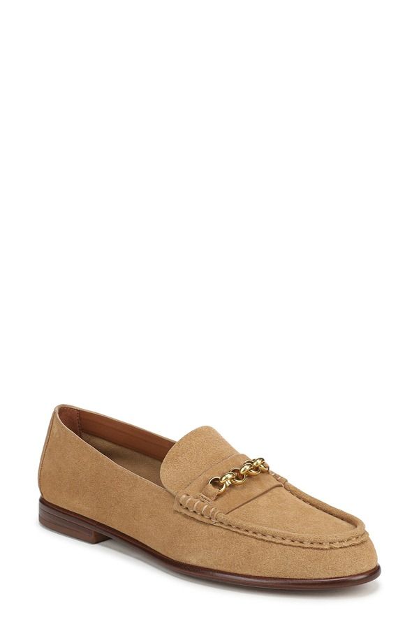フランコサルト レディース シューズ スリッポン・ローファー Franco Sarto Maris Bit Loafer Beige Leather ベージュ