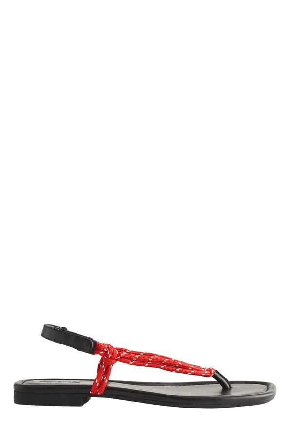 メイドウェル レディース シューズ サンダル Madewell The Aliyah Paracord Thong Sandal Festival Red レッド