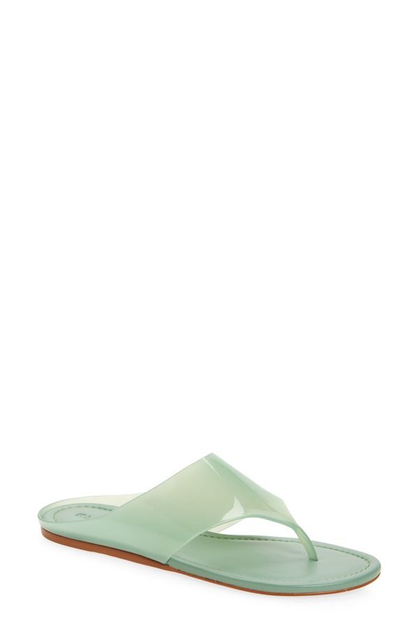 ファーム レディース シューズ サンダル FARM Rio Jelly Flat Flip Flop Dusty Green グリーン
