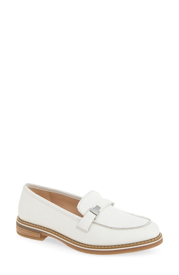 アラ レディース シューズ オックスフォード ローファー arangelica Bit Apron Toe Loafer White ホワイト