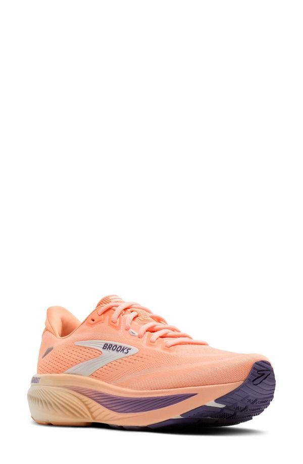 ブルックス レディース シューズ スニーカー Brooks Ghost 18 Running Shoe Peach Grape Coconut ピーチ