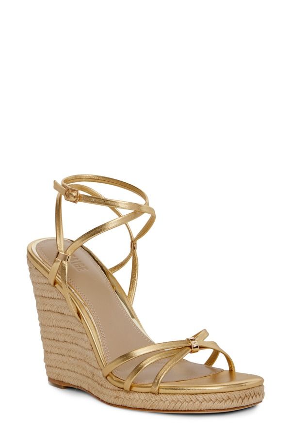 ペイジ レディース シューズ サンダル アンクル PAIGE Kylen Ankle Strap Wedge Sandal Gold ゴールド