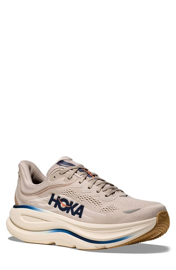 ホカオネオネ メンズ シューズ スニーカー HOKA Bondi 9 Running Shoe Stucco Grout