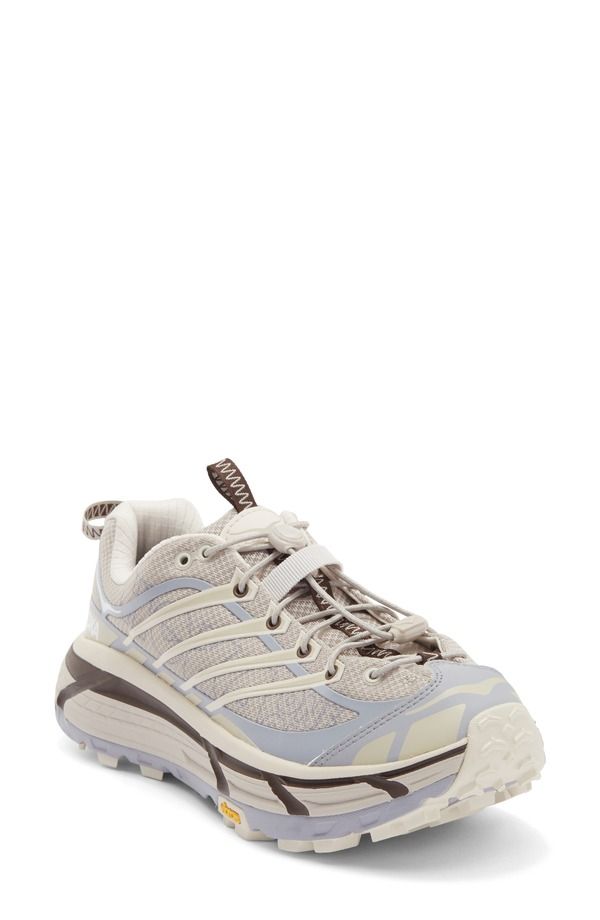 ホカオネオネ レディース シューズ スニーカー HOKA Mafate Three2 Wordmark Sneaker Putty Foggy Grey グレー