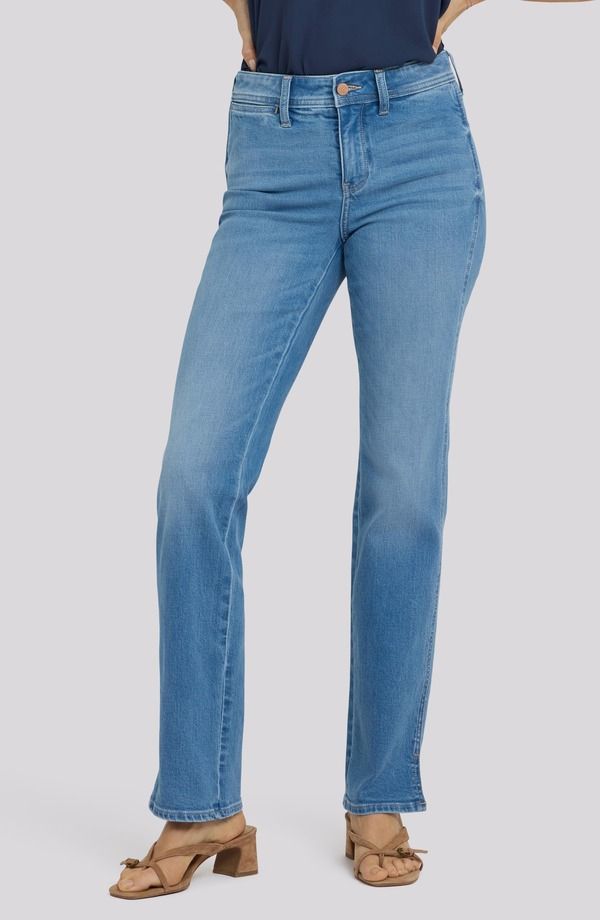 エヌワイディージェイ レディース ボトムス デニムパンツ ストレート アンクル ジーンズ NYDJ Marilyn Clean Front Ankle Straight Leg Jeans Vista Lakes
