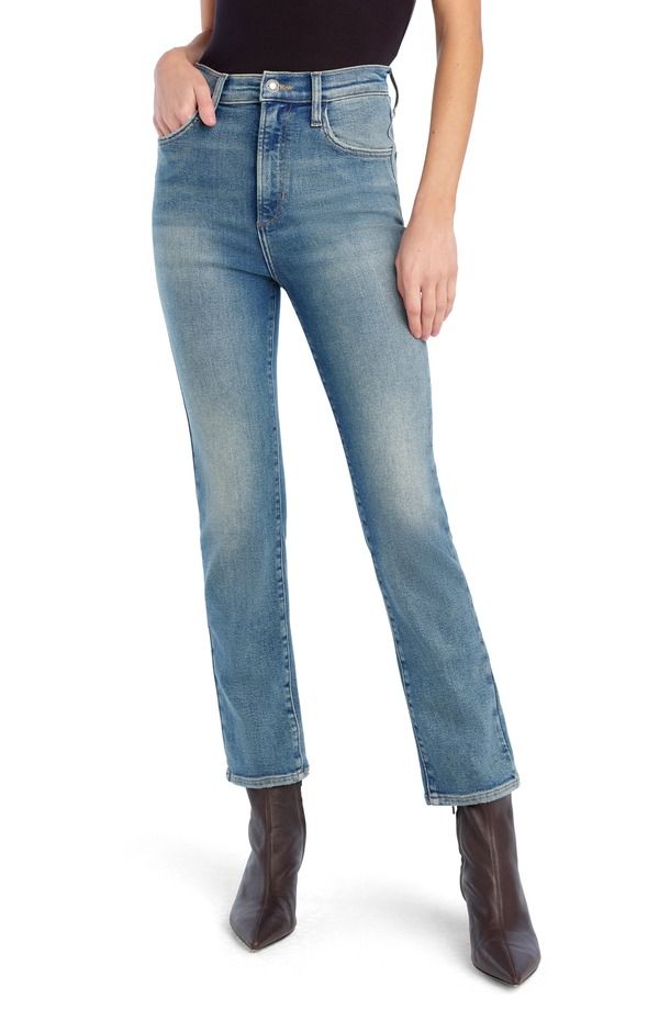 フェイバリット ドーター レディース ボトムス デニムパンツ ブーツカット ハイウエスト ブーツ ジーンズ Favorite Daughter The Valentina Super High Waist Bootcut Jeans Gramercy