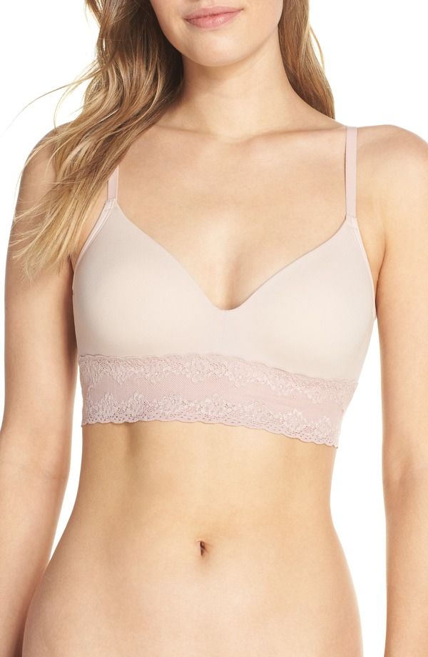 ナトリ レディース アンダーウェア ブラジャー Natori Bliss Perfection Contour Soft Cup Bralette Rose Beige ベージュ