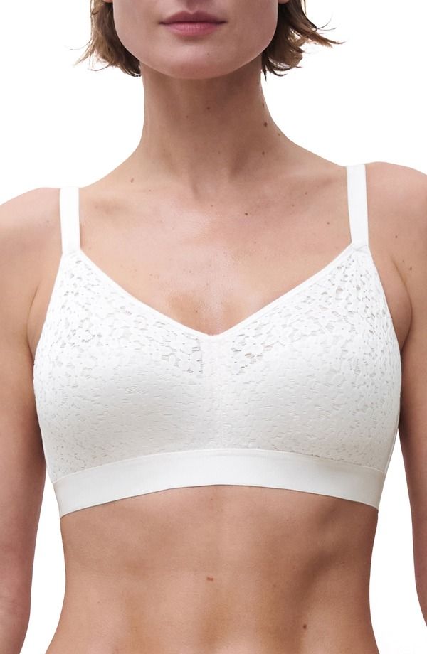 シャンテル レディース アンダーウェア ブラジャー Chantelle Lingerie Norah Supportive Wireless Bra White ホワイト