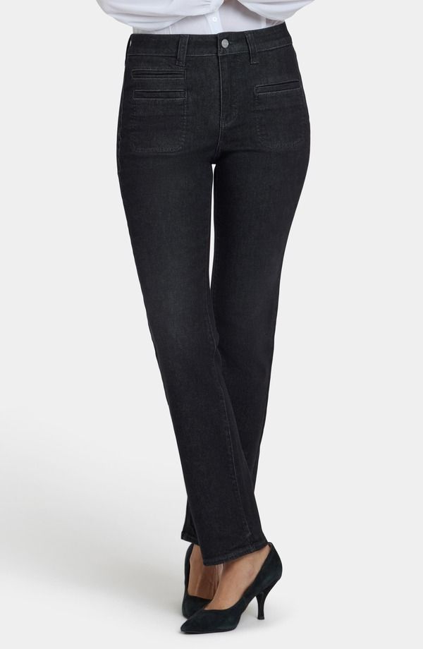 エヌワイディージェイ レディース ボトムス デニムパンツ ジーンズ NYDJ Marilyn Utility Straight Jeans French Nightfall
