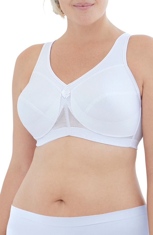 グラマライズ レディース アンダーウェア ブラジャー Glamorise MagicLift Active Support Bra White ホワイト