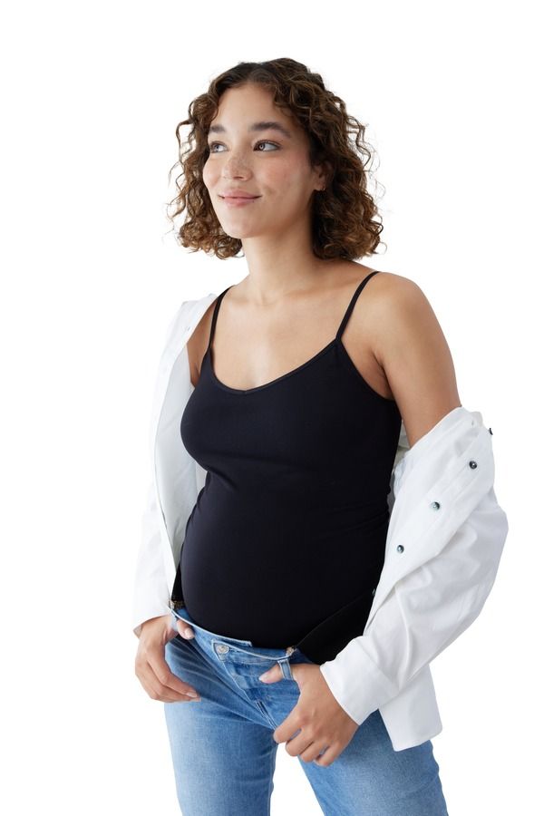 イングリッドイザベル レディース トップス シャツ マタニティ Ingrid Isabel The Cool Calm Cooling Seamless Maternity Cami Black ブラック