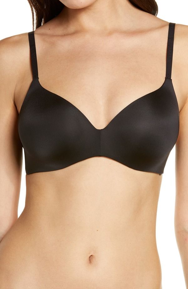 ダナ キャラン ニューヨーク レディース アンダーウェア ブラジャー DKNY Litewear WireFree Bra Black ブラック