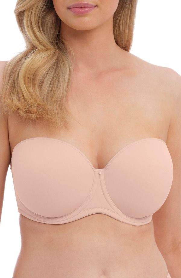 ファンタジー レディース アンダーウェア ブラジャー ストラップレス Fantasie Aura Convertible Strapless Underwire Bra Natural Beige ベージュ