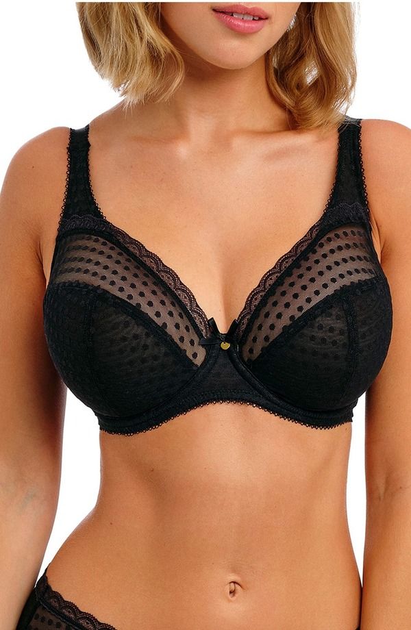 フレイヤ レディース アンダーウェア ブラジャー Freya Spot Light Underwire Bra Black ブラック