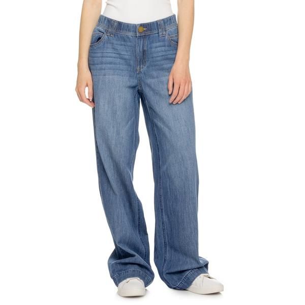 デモクラシー レディース ボトムス デニムパンツ ワイドレッグ ジーンズ Democracy AbTechnology Wide Leg Jeans High Rise Blue ブルー 8,266円
