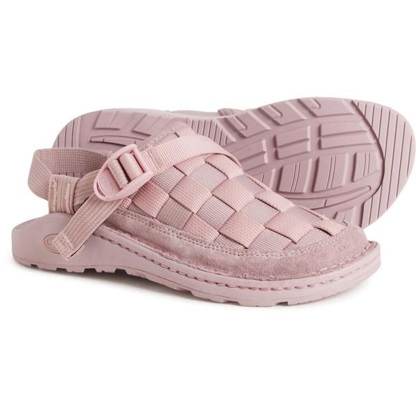 チャコ レディース シューズ スリッポン・ローファー Chaco Canyon Woven Clogs For Women Rose Quartz