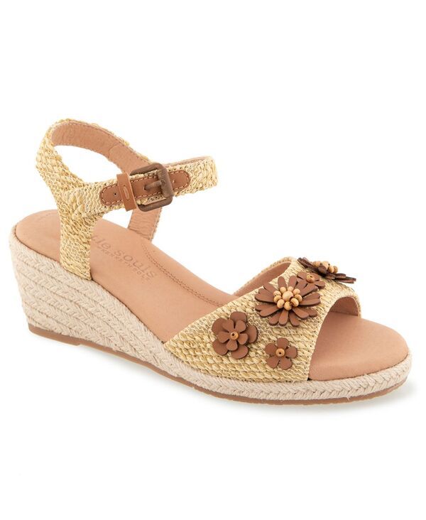 ジェントルソウルズ レディース シューズ サンダル Gentle Souls Womens Gibson Wedge Sandals Natural Raffia