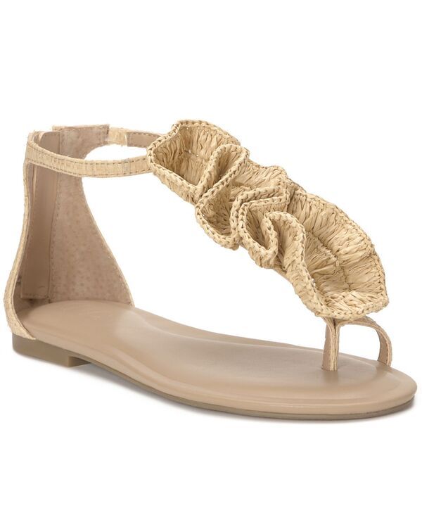 アイエヌシー インターナショナル コンセプト レディース シューズ サンダル INC International Concepts Womens Halica Flat Sandals Natural