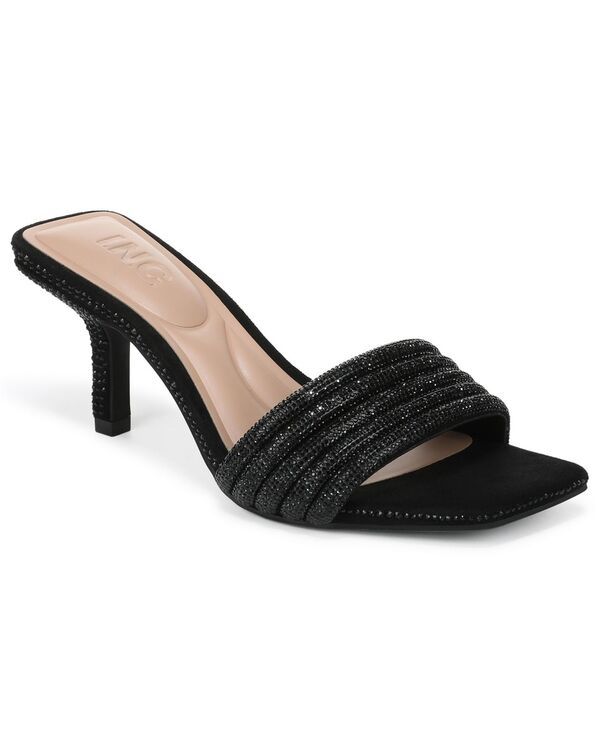 アイエヌシー インターナショナル コンセプト レディース シューズ サンダル INC International Concepts Womens Gemmah Embellishedressandals Black ブラック