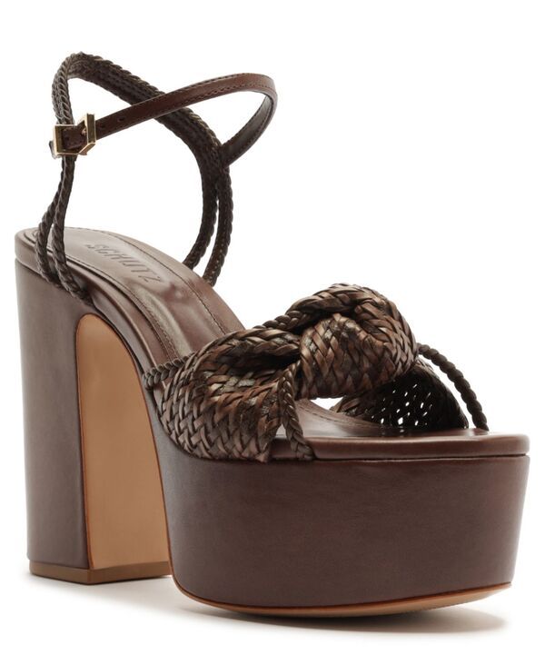 シュッツ レディース シューズ サンダル プラットフォーム Schutz Womens Kalina Platform Round Toe Sandals Root Brown ブラウン