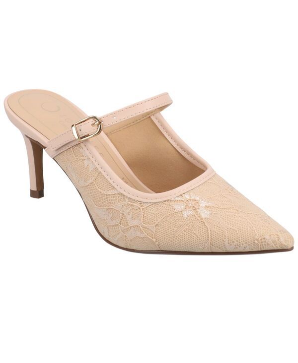 ジュルネ コレクション レディース シューズ パンプス Journee Collection Womens Tiffee Mary Jane Mule Pumps Bone Lace
