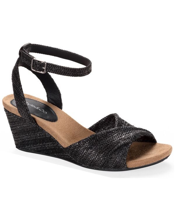 スタイルアンドコー レディース シューズ サンダル Style Co Womens Milliee Round Toe Wedge Sandals Black Beauty ブラック