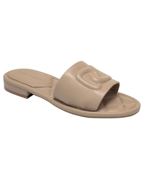 エアロソールズ レディース シューズ サンダル Aerosoles Womens Jilda Open Toe Flat Sandals Dune