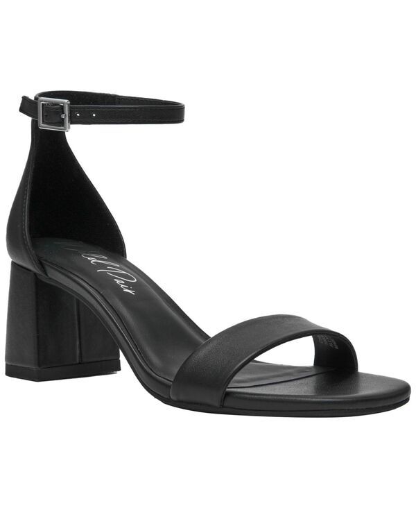 ワイルド ペアー レディース シューズ サンダル ヒール Wild Pair Womens Chessie Block Heel Sandals Black ブラック