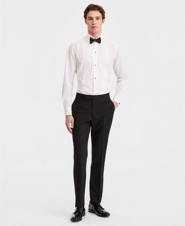 ケネスコール メンズ ボトムス カジュアルパンツ Kenneth Cole Reaction MenslimFitechniCole Tuxedo Pants Black ブラック