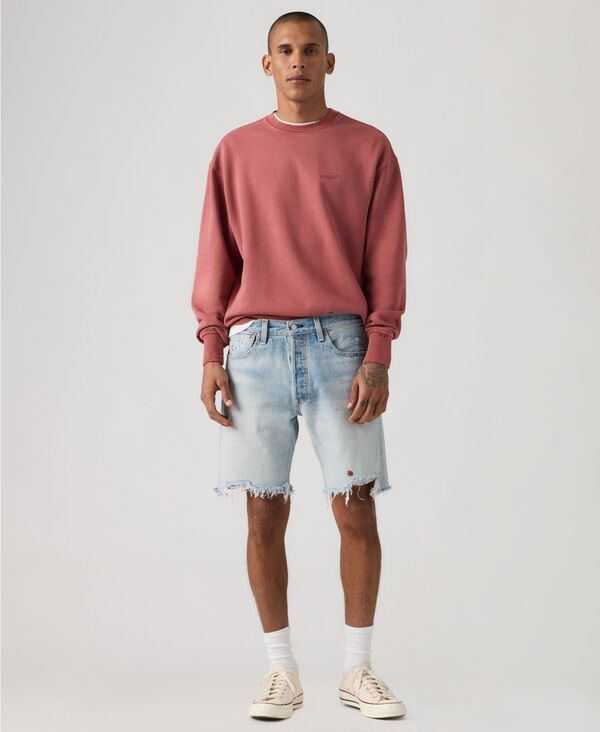 リーバイス メンズ ボトムス ハーフパンツ・ショーツ ショートパンツ Levis Mens 501 Original Hemmed Stretch 9 Jean Shorts Fix My Car