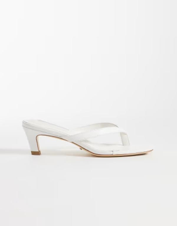 トニービアンコ レディース シューズ サンダル レザー ヒール Tony Bianco Topaz kitten heel toe thong sandals leather WHITE NAPPA ホワイト