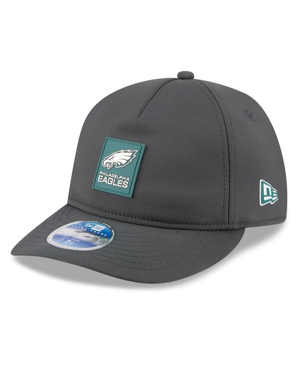 ニューエラ メンズ アクセサリー 帽子 New Era Mens Charcoal Philadelphia Eagles 2025 Sideline Cold Weatheretro Crown 59FIFTY Fitted Hat Charcoal チャコ
