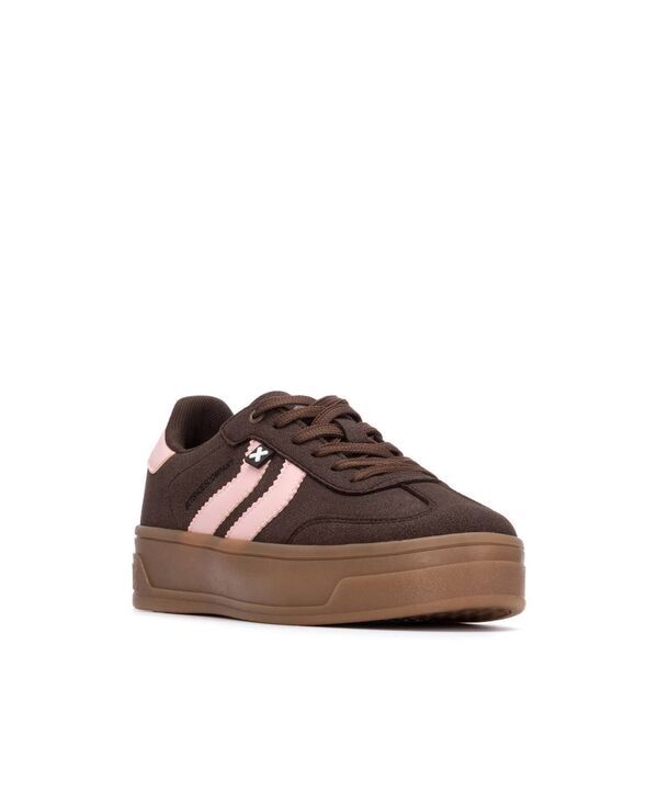 キシタイ レディース シューズ スニーカー スエード XTI Womensuede Urban Comfort Casual Sneakers Brown ブラウン
