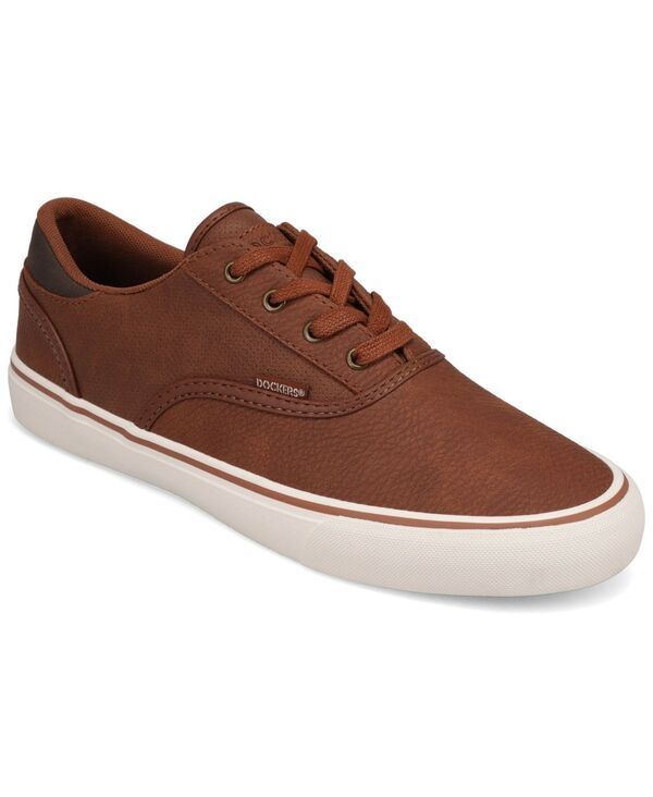 ドッカーズ メンズ シューズ スニーカー Dockers Mens Estes Wax Casual Sneakers Tan Brown ブラウン