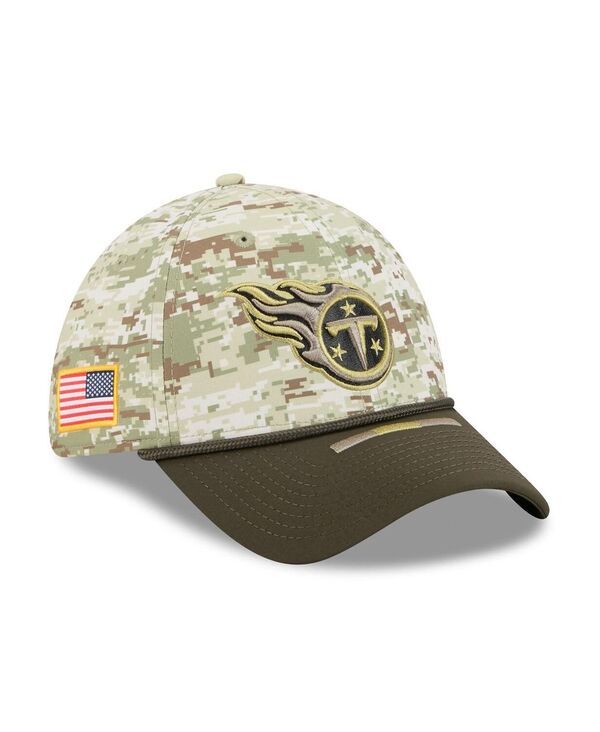 ニューエラ メンズ アクセサリー 帽子 New Era Mens CamoDark Green Tennessee Titans 2025 Salute to Service 39THIRTY Flex Hat Camo Dark Green グリーン