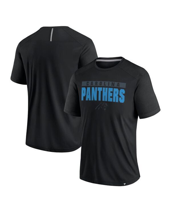 ファナティクス メンズ トップス Tシャツ Fanatics Mens Black Carolina Panthers Defender BlackoutShirt Black ブラック