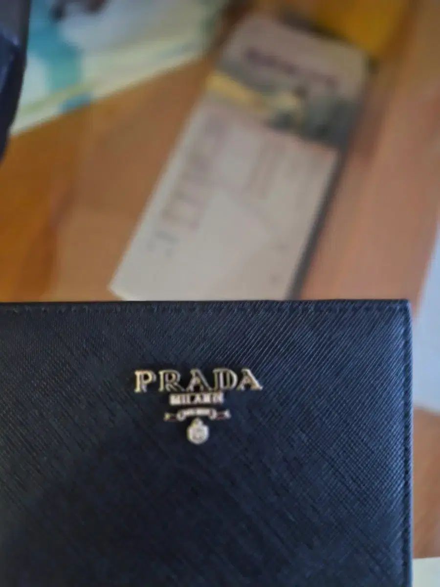PRADA プラダ サフィアーノ カードウォレット ブラック