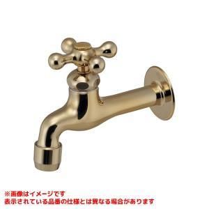 【新品・5営業日で発送】KAKUDAI カクダイ 泡沫横水栓(アンティークゴールド)【701-041-AG】